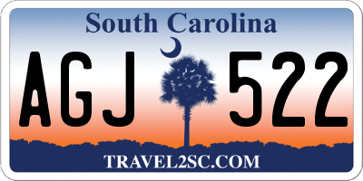 SC license plate AGJ522