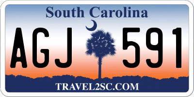 SC license plate AGJ591