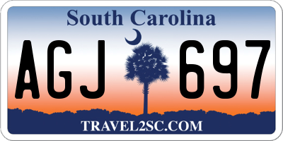 SC license plate AGJ697