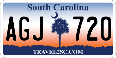 SC license plate AGJ720