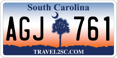 SC license plate AGJ761