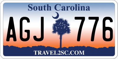 SC license plate AGJ776