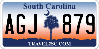 SC license plate AGJ879