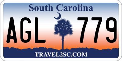 SC license plate AGL779