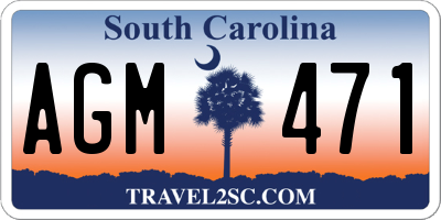 SC license plate AGM471
