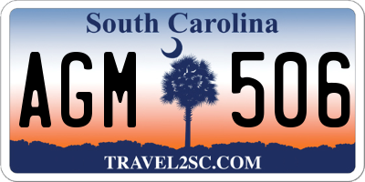 SC license plate AGM506