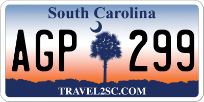 SC license plate AGP299