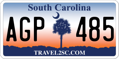 SC license plate AGP485