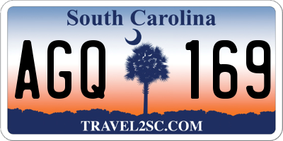 SC license plate AGQ169