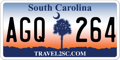 SC license plate AGQ264