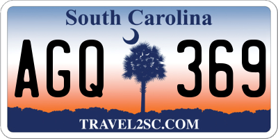 SC license plate AGQ369