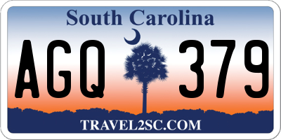 SC license plate AGQ379