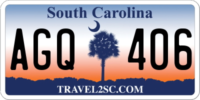 SC license plate AGQ406