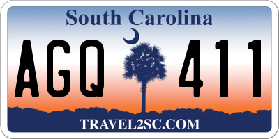 SC license plate AGQ411
