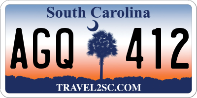 SC license plate AGQ412