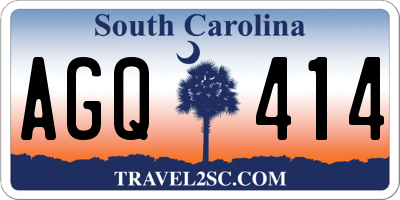 SC license plate AGQ414