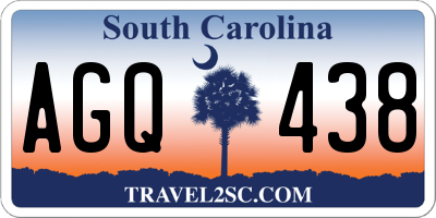 SC license plate AGQ438