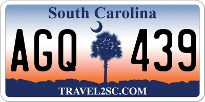 SC license plate AGQ439