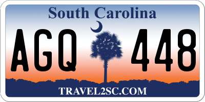 SC license plate AGQ448