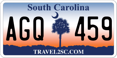 SC license plate AGQ459