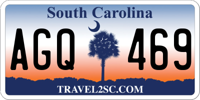SC license plate AGQ469