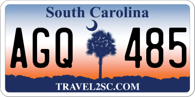 SC license plate AGQ485
