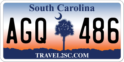SC license plate AGQ486