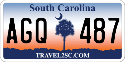 SC license plate AGQ487