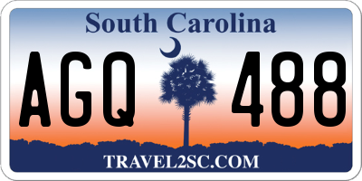 SC license plate AGQ488