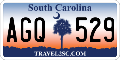 SC license plate AGQ529