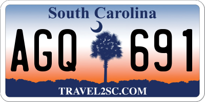 SC license plate AGQ691