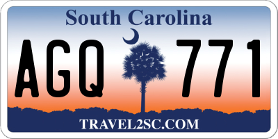 SC license plate AGQ771