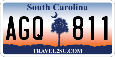 SC license plate AGQ811