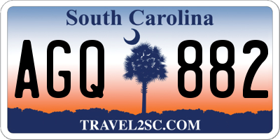 SC license plate AGQ882