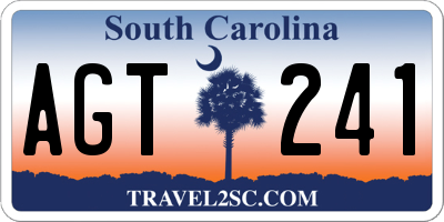 SC license plate AGT241