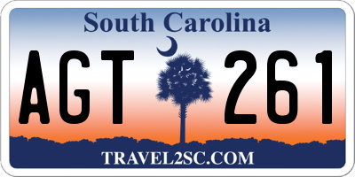 SC license plate AGT261