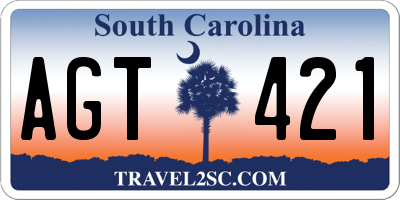 SC license plate AGT421