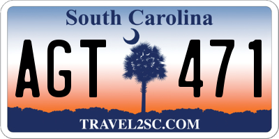 SC license plate AGT471