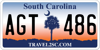 SC license plate AGT486
