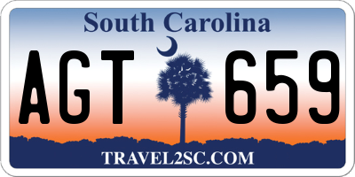 SC license plate AGT659
