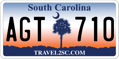 SC license plate AGT710