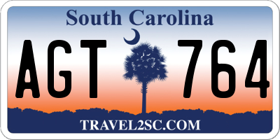 SC license plate AGT764