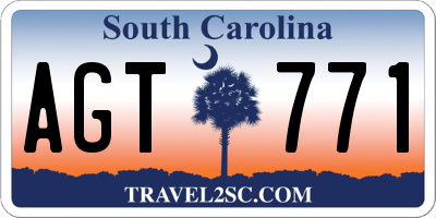 SC license plate AGT771