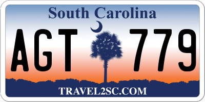 SC license plate AGT779