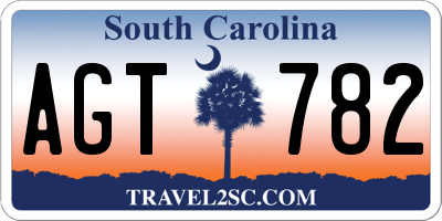SC license plate AGT782