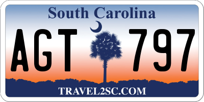 SC license plate AGT797