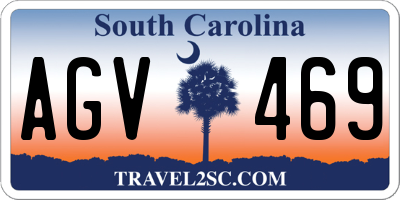 SC license plate AGV469