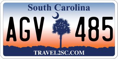 SC license plate AGV485