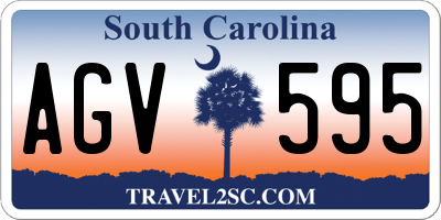 SC license plate AGV595