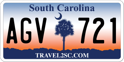 SC license plate AGV721
